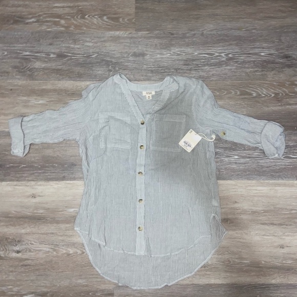 A.N.A. Striped Button-Up - Picture 1 of 3
